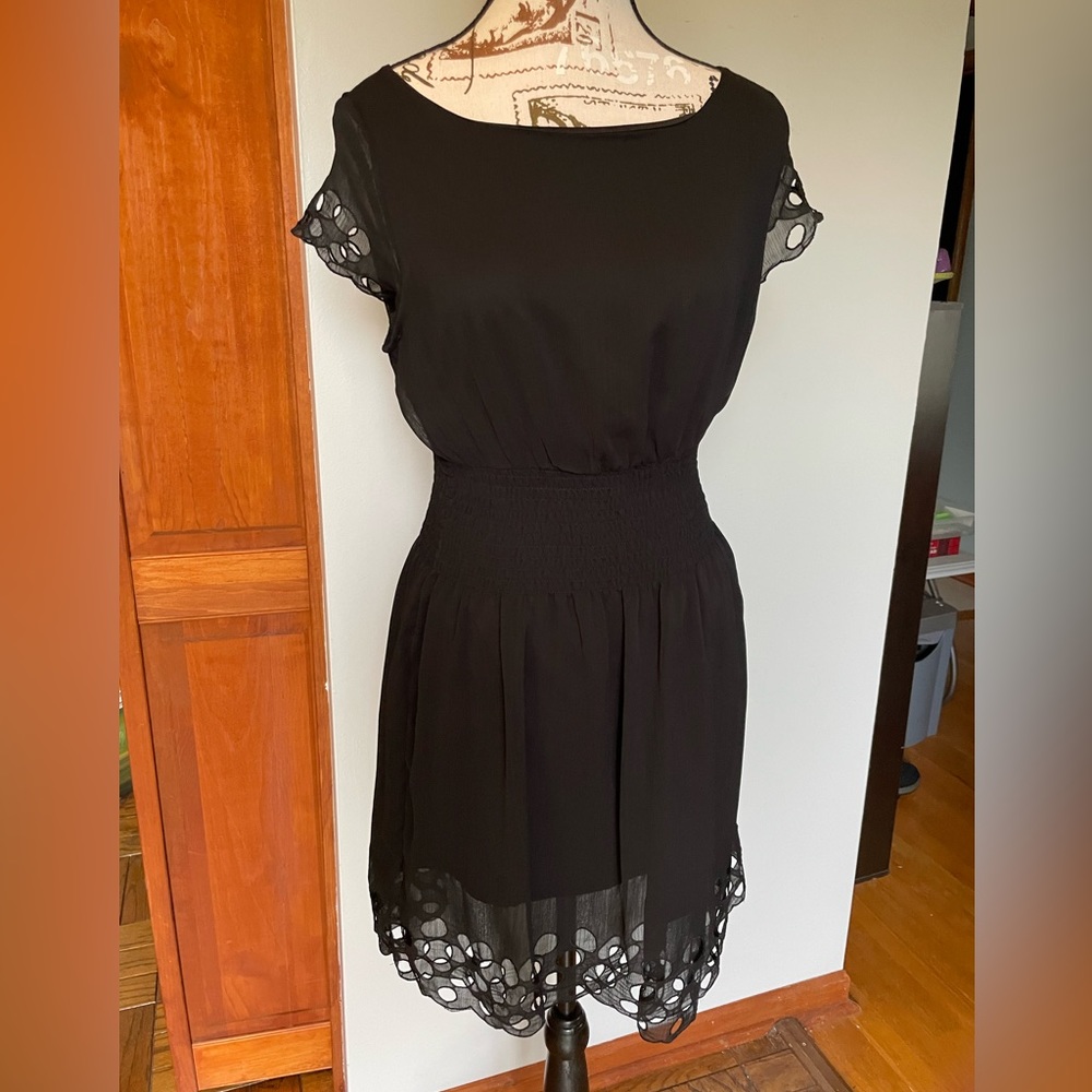 Bar lll Black Mini Dress, Size S